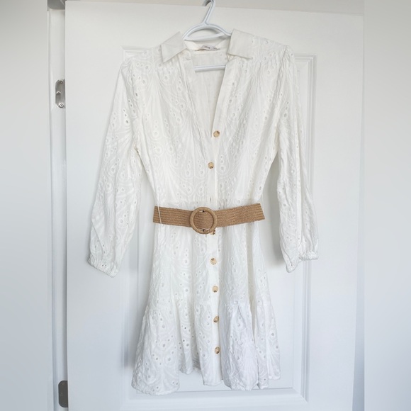 Mango Cotton Crochet Dress - Picture 6 of 7